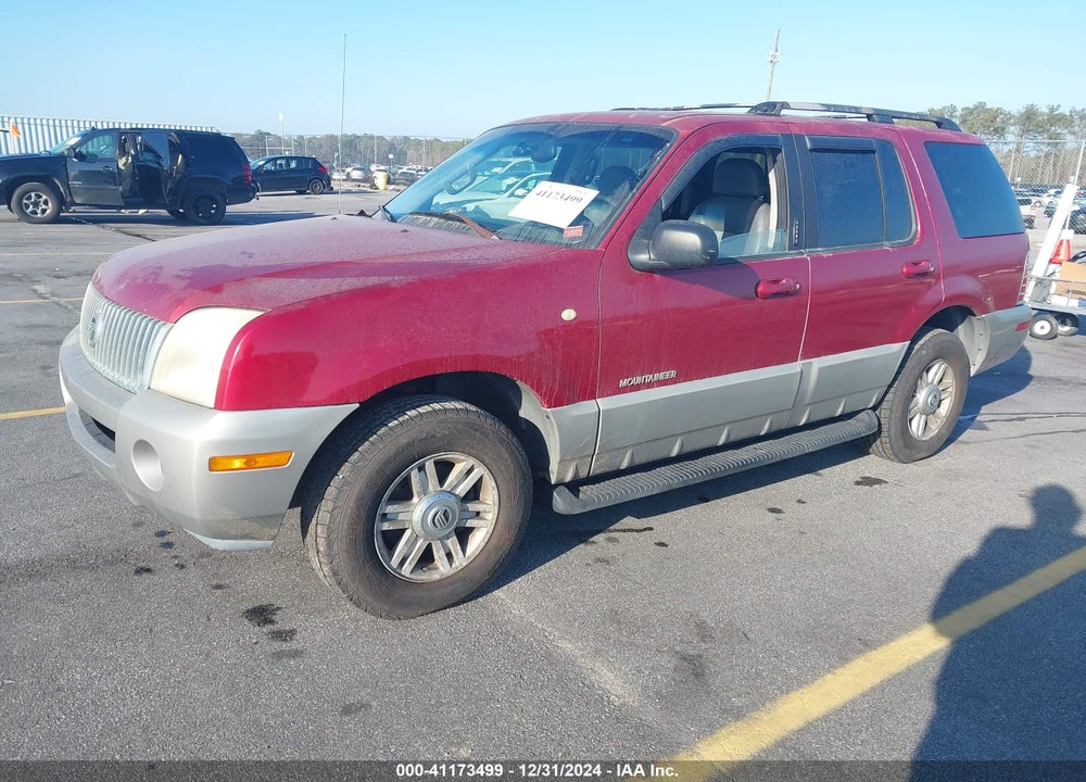 2002 MERCURY MOUNTAINEER VIN: 4M2ZU86E52ZJ13657