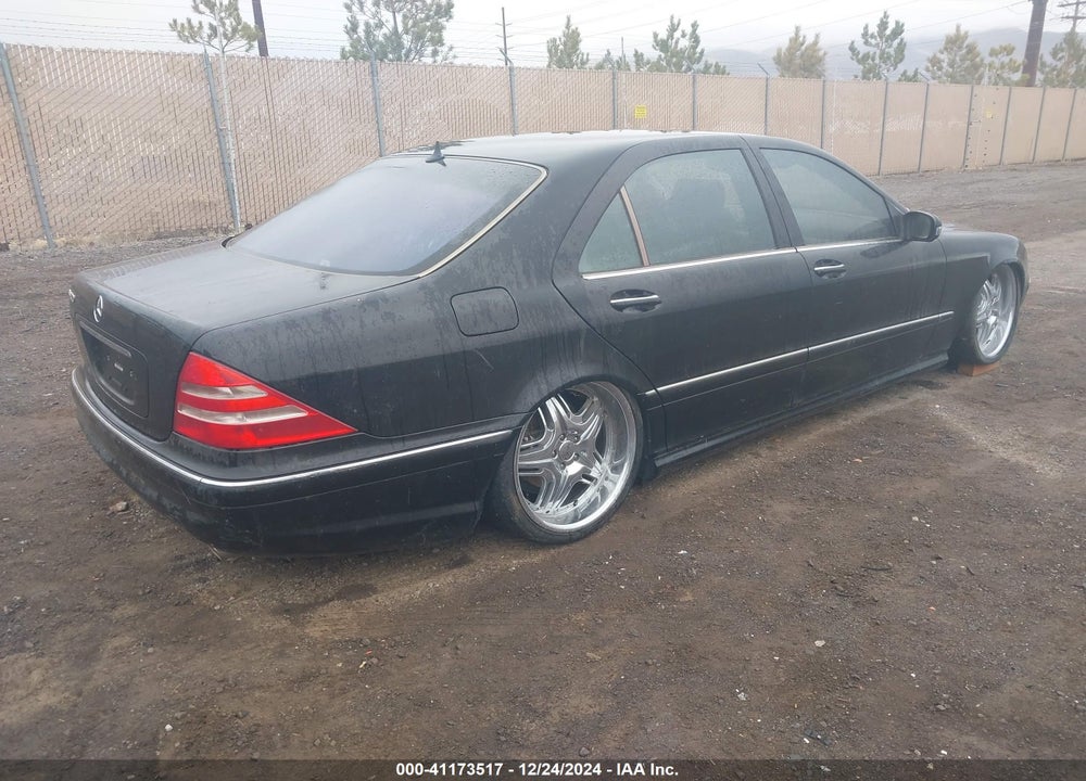 2001 MERCEDES-BENZ S 500 VIN: WDBNG75J71A203330