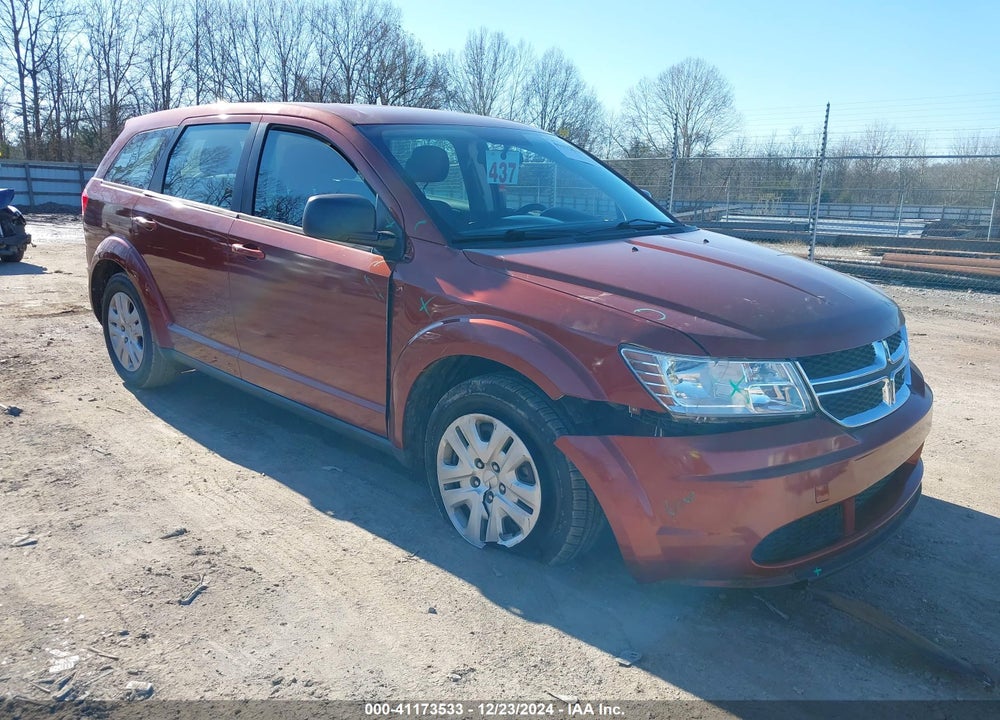 2014 DODGE JOURNEY AMERICAN VALUE PKG VIN: 3C4PDCAB1ET303660