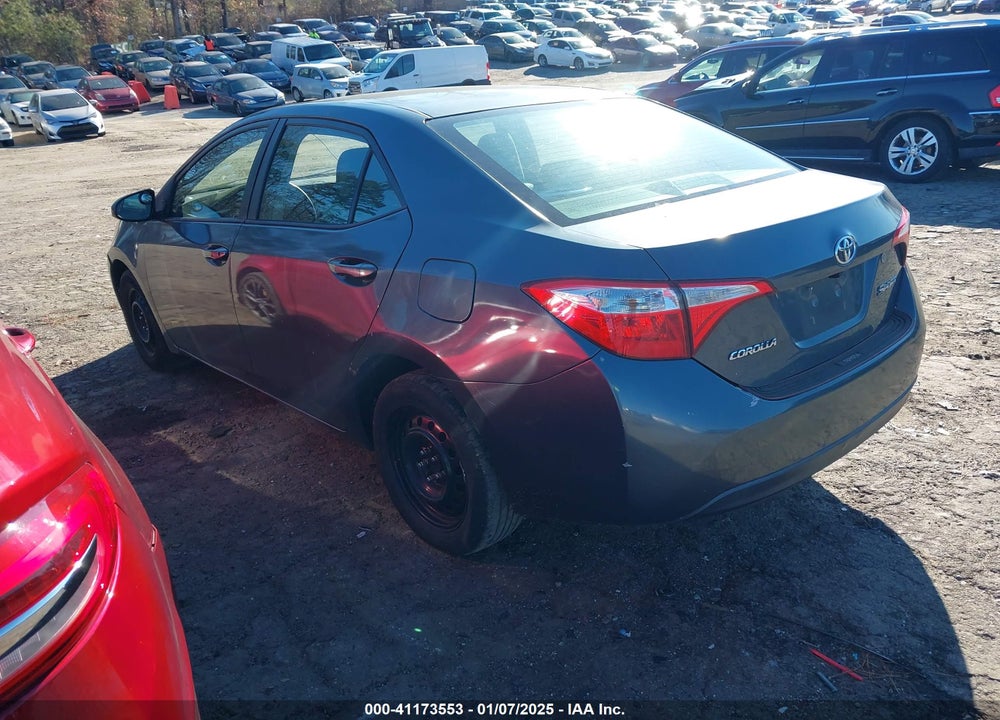 2016 TOYOTA COROLLA L VIN: 2T1BURHE0GC696392
