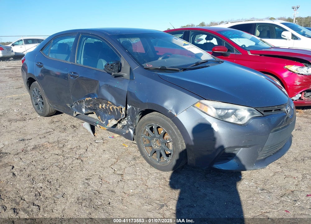 2016 TOYOTA COROLLA L VIN: 2T1BURHE0GC696392