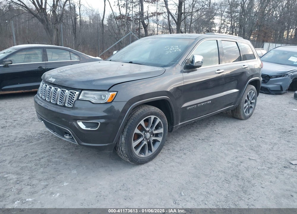 2018 CHERO JEEP GRAND KEE OVERLAND 4X2 VIN: 1C4RJECG5JC193689