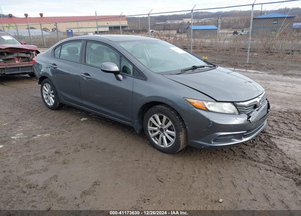 2012 HONDA CIVIC EX VIN: 19XFB2F83CE029212