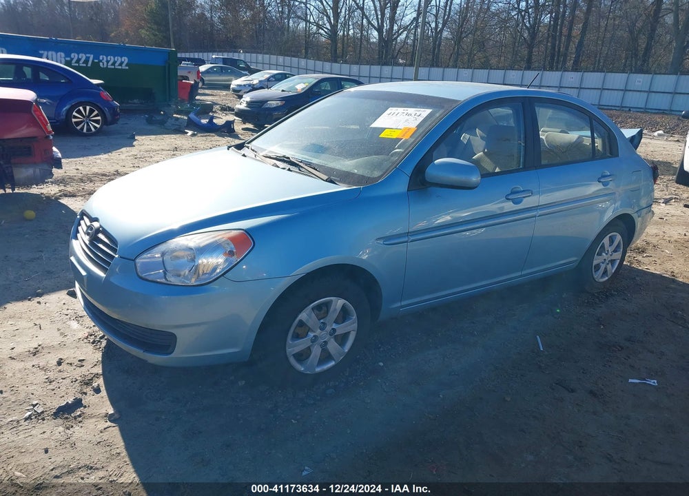 2010 HYUNDAI ACCENT GLS VIN: KMHCN4AC6AU460865