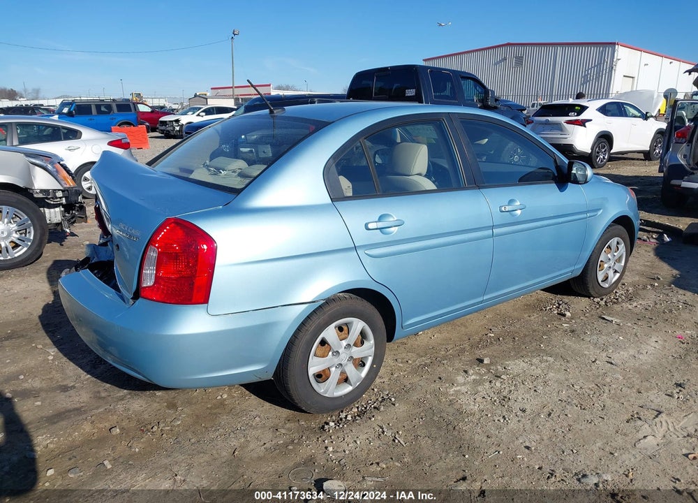 2010 HYUNDAI ACCENT GLS VIN: KMHCN4AC6AU460865