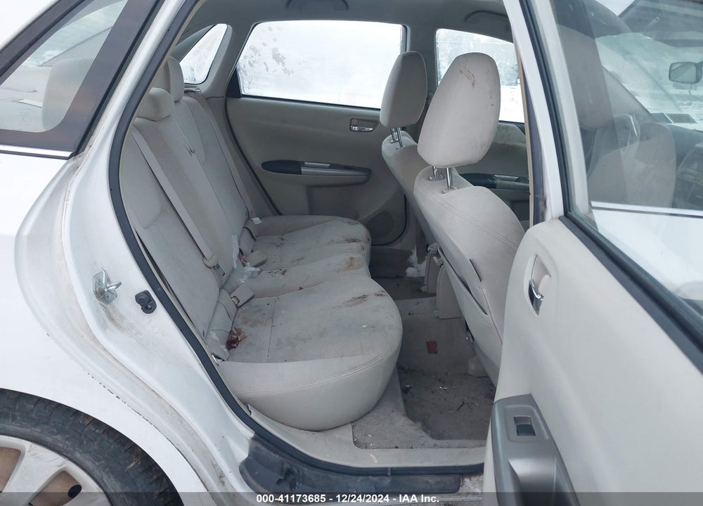 2008 SUBARU IMPREZA 2.5I VIN: JF1GE61628H521777