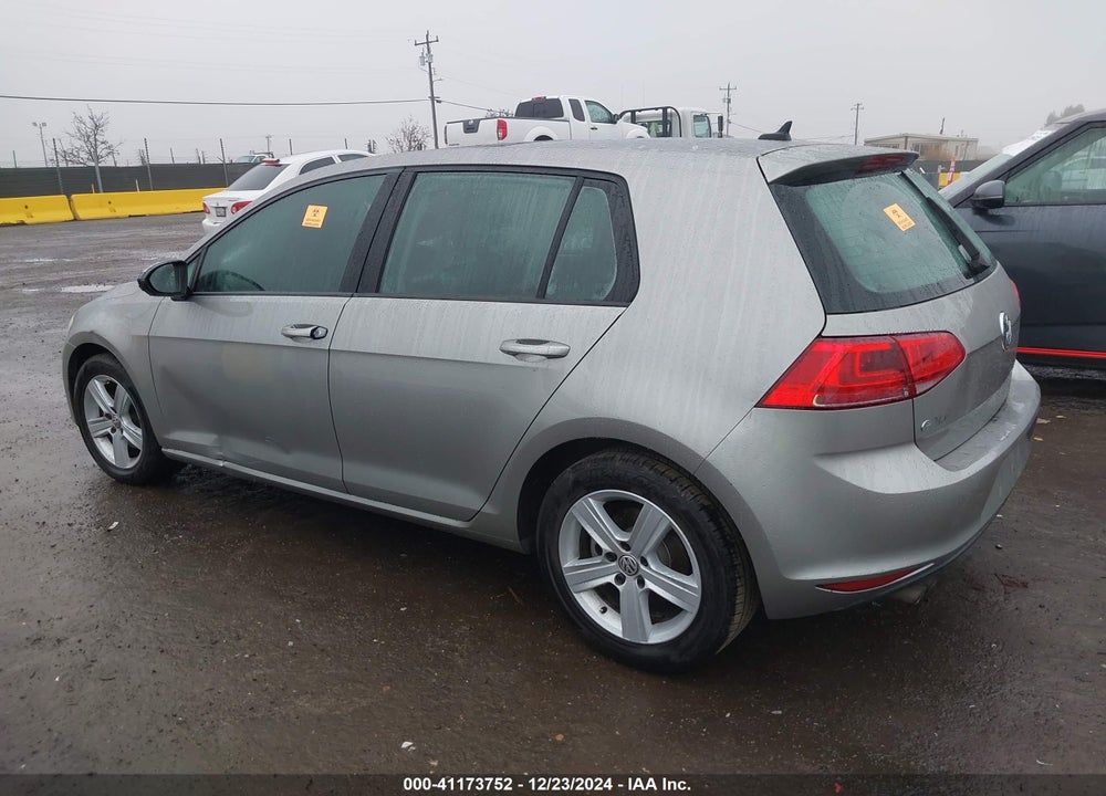 2017 VOLKSWAGEN GOLF TSI S 4-DOOR/TSI SE 4-DOOR/TSI SEL 4-DOOR/TSI WOLFSBURG EDITION 4-DOOR VIN: 3VW217AU0HM015491