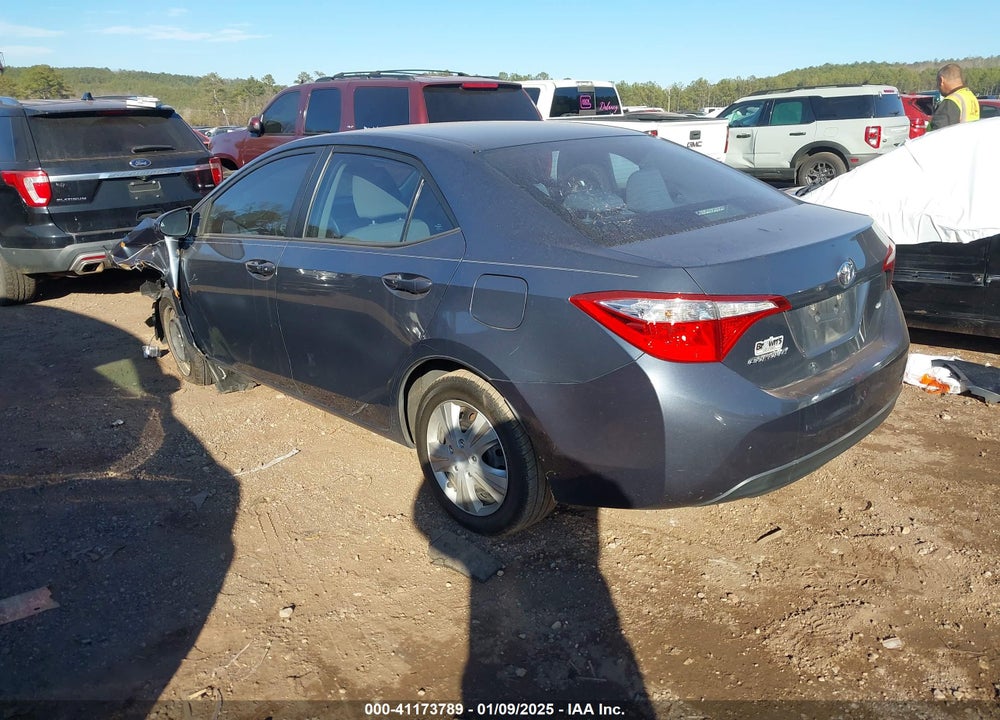 2014 TOYOTA COROLLA LE VIN: 2T1BURHE2EC228726