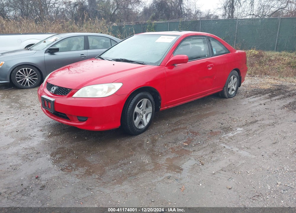 2004 HONDA CIVIC EX VIN: 1HGEM22904L014469