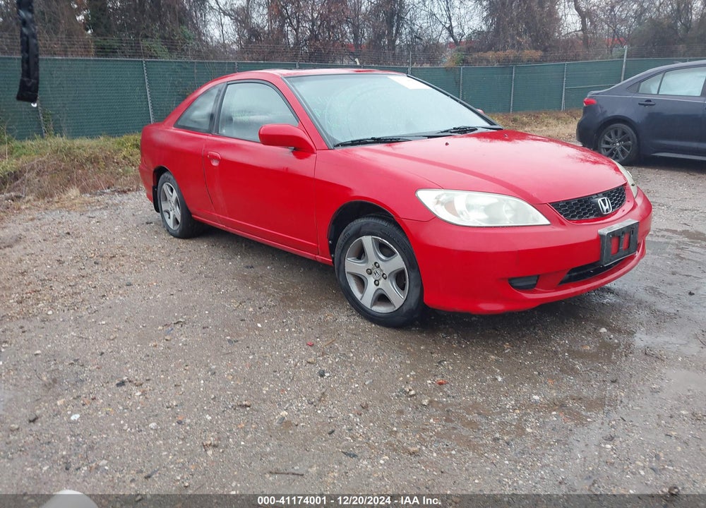 2004 HONDA CIVIC EX VIN: 1HGEM22904L014469