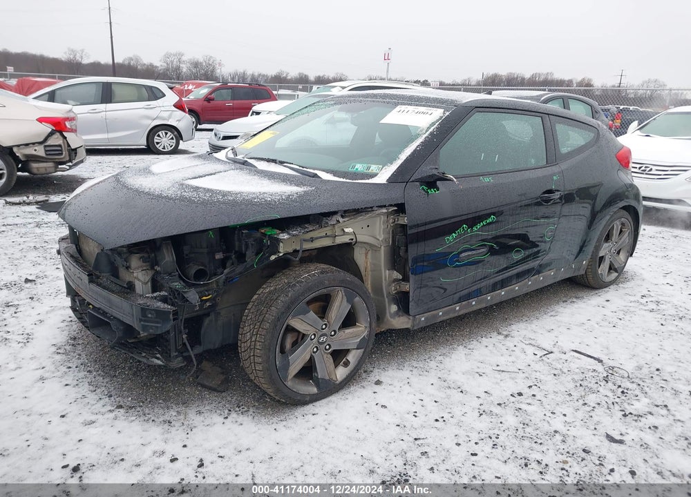 2014 HYUNDAI VELOSTER VIN: KMHTC6AE7EU207871