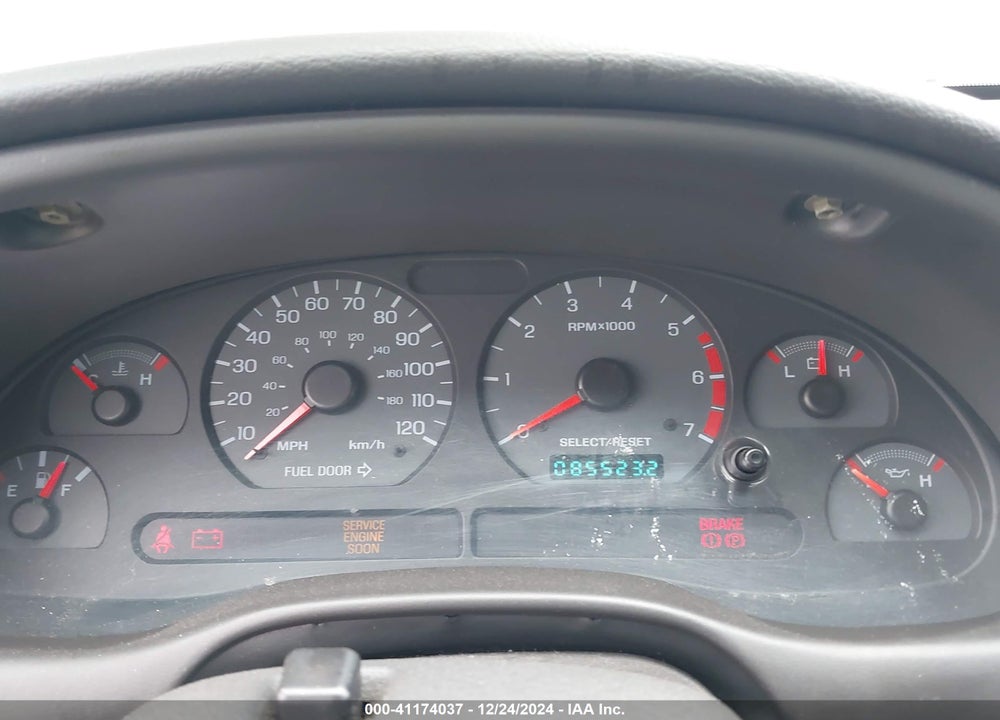 2000 FORD MUSTANG VIN: 1FAFP4040YF182992