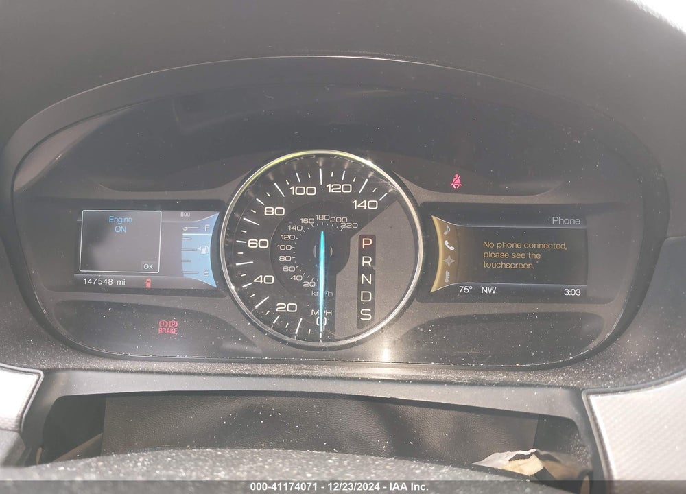 2013 FORD EDGE SEL VIN: 2FMDK3JC1DBE34546