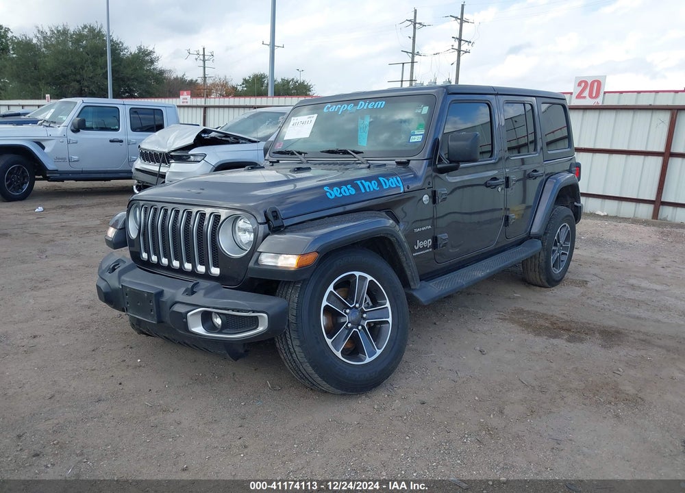 2023 JEEP WRANGLER 4-DOOR SAHARA 4X4 VIN: 1C4HJXEN6PW639004