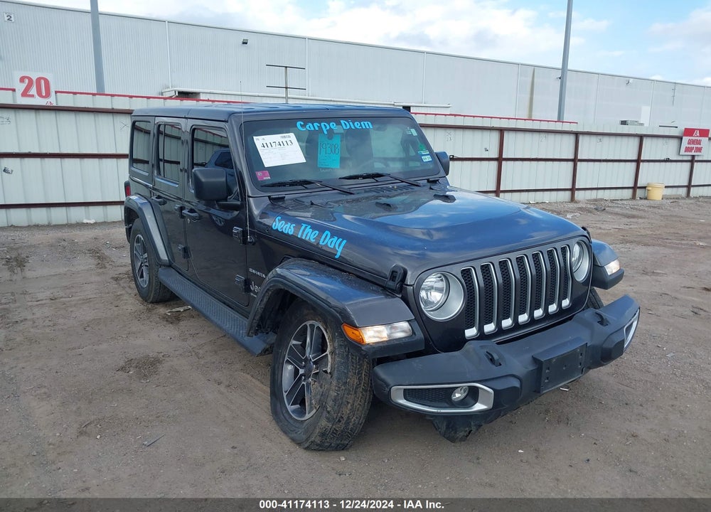 2023 JEEP WRANGLER 4-DOOR SAHARA 4X4 VIN: 1C4HJXEN6PW639004