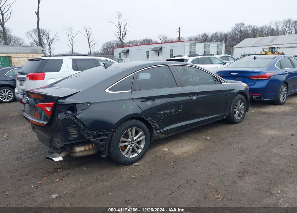2017 HYUNDAI SONATA VIN: 5NPE24AF4HH468483