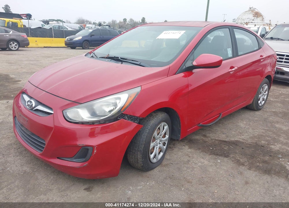 2012 HYUNDAI ACCENT GLS VIN: KMHCT4AE0CU231771