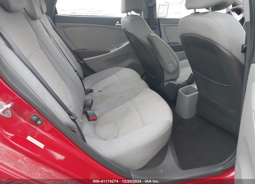 2012 HYUNDAI ACCENT GLS VIN: KMHCT4AE0CU231771