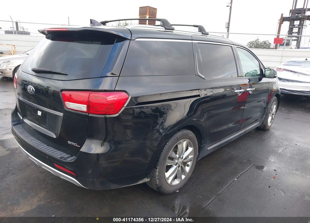 2016 KIA SEDONA SX LUXURY VIN: KNDME5C13G6141477