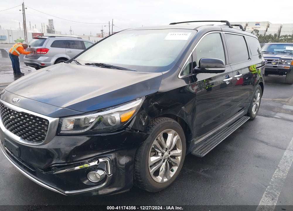 2016 KIA SEDONA SX LUXURY VIN: KNDME5C13G6141477