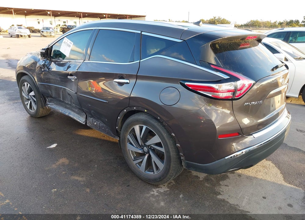 2015 NISSAN MURANO PLATINUM VIN: 5N1AZ2MG3FN288536