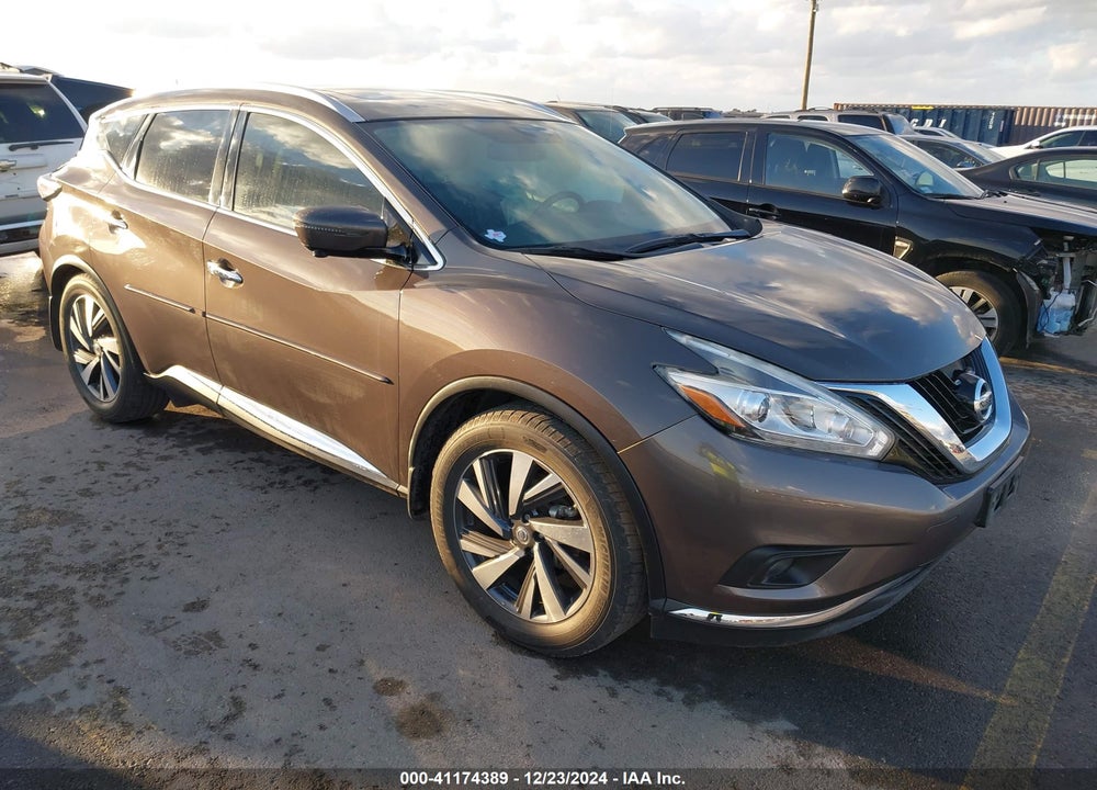 2015 NISSAN MURANO PLATINUM VIN: 5N1AZ2MG3FN288536