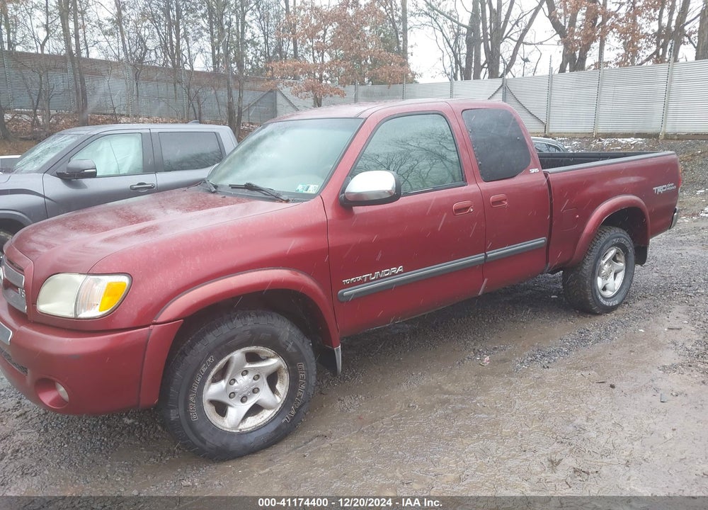 2003 TOYOTA TUNDRA SR5 V8 VIN: 5TBBT44133S361288