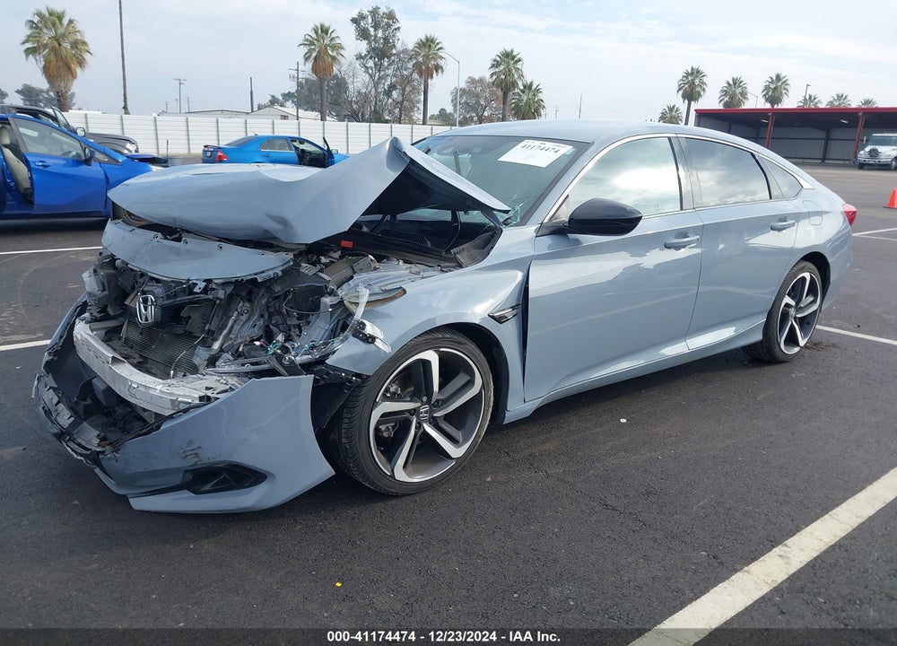 2022 HONDA ACCORD VIN: 1HGCV1F38NA075358
