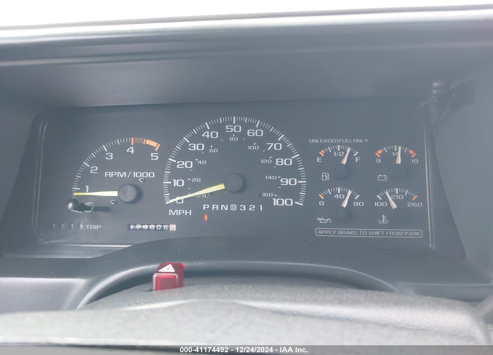 1995 GMC SIERRA K1500 VIN: 2GTEK19KXS1551991