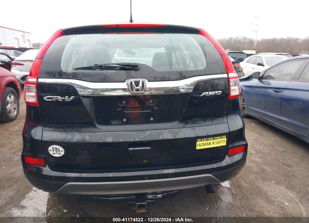 2015 HONDA CR-V LX VIN: 5J6RM4H31FL067564