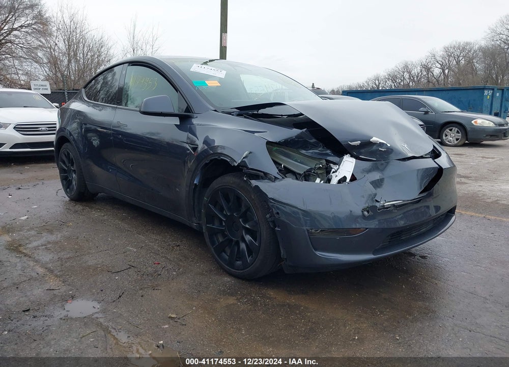 2022 TESLA MODEL Y LONG RANGE DUAL MOTOR ALL-WHEEL DRIVE VIN: 7SAYGDEE3NA018379