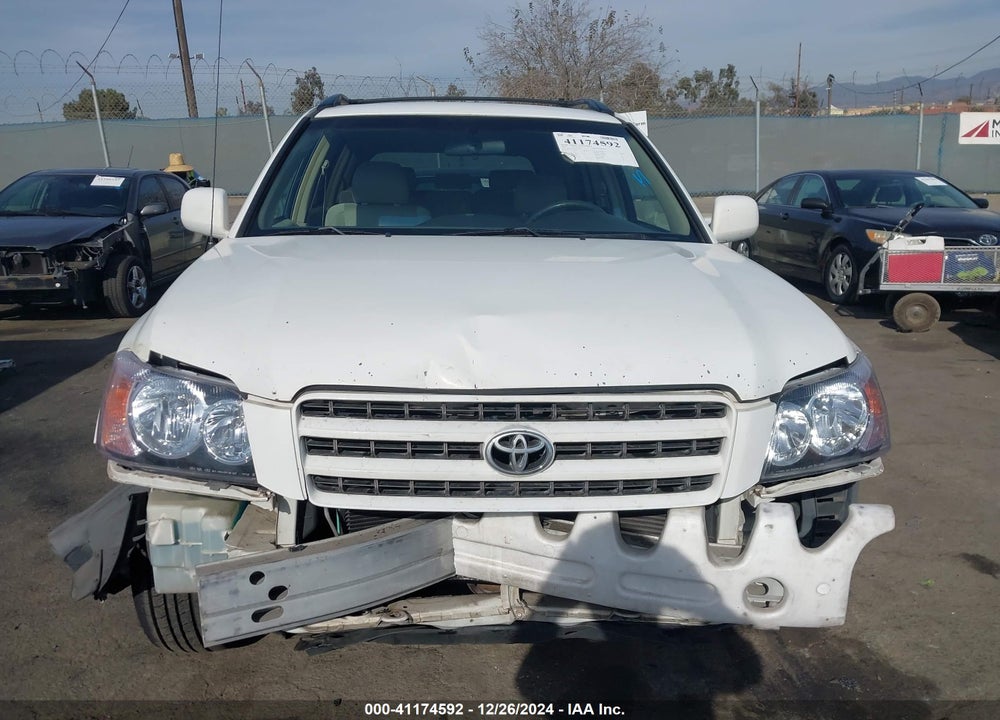 2001 TOYOTA HIGHLANDER VIN: JTEGF21A410020197