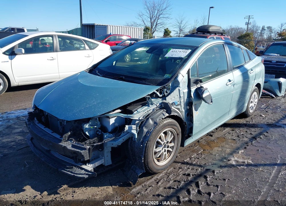 2022 TOYOTA PRIUS VIN: JTDKAMFU4N3171010