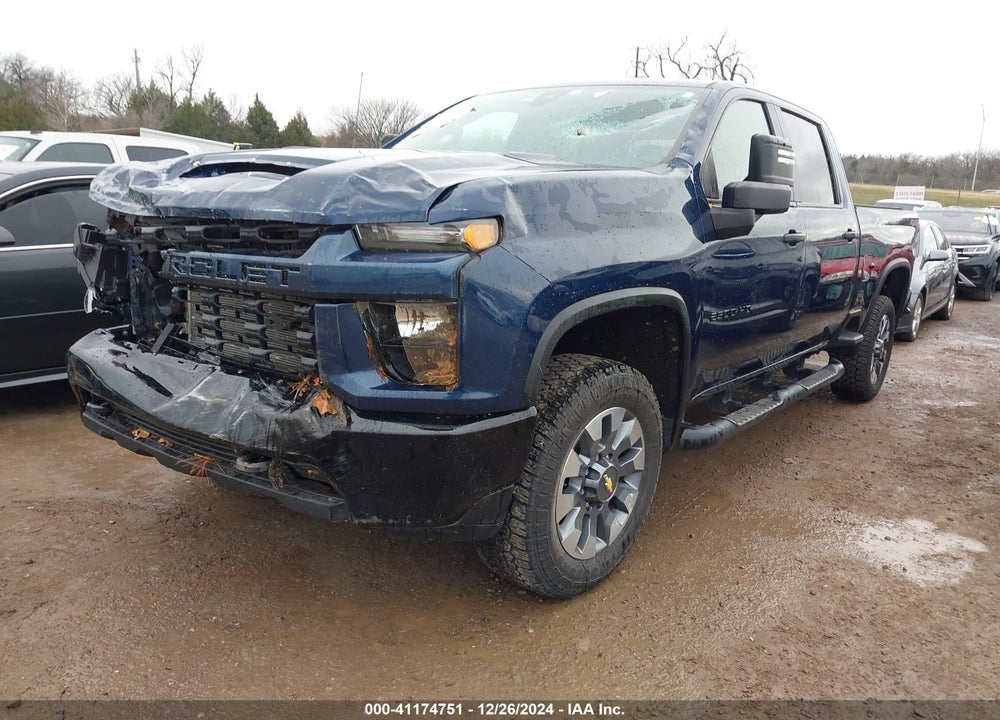 2023 CHEVROLET SILVERADO 2500HD 4WD STANDARD BED CUSTOM VIN: 2GC1YME77P1714393