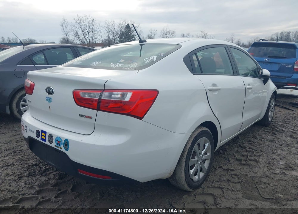 2012 KIA RIO VIN: KNADN4A33C6052904