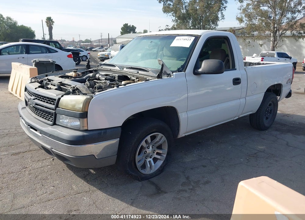 2006 CHEVROLET SILVERADO 1500 WORK TRUCK VIN: 1GCEK14X76Z235710