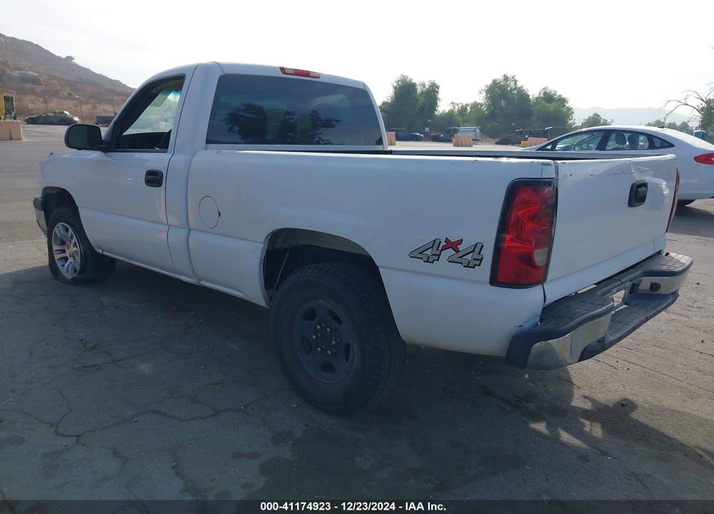 2006 CHEVROLET SILVERADO 1500 WORK TRUCK VIN: 1GCEK14X76Z235710