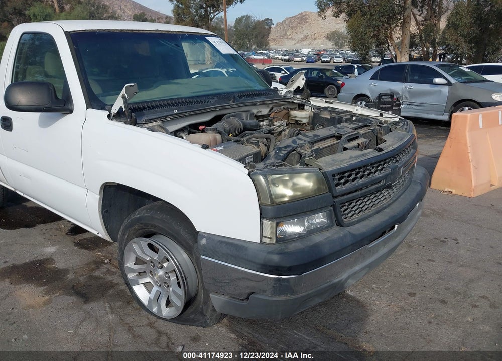 2006 CHEVROLET SILVERADO 1500 WORK TRUCK VIN: 1GCEK14X76Z235710