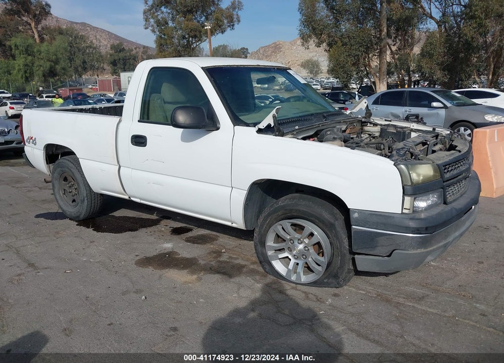 2006 CHEVROLET SILVERADO 1500 WORK TRUCK VIN: 1GCEK14X76Z235710