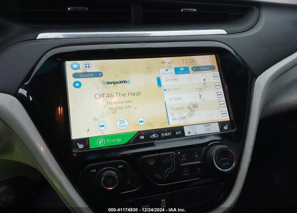 2019 CHEVROLET BOLT EV PREMIER VIN: 1G1FZ6S0XK4115273