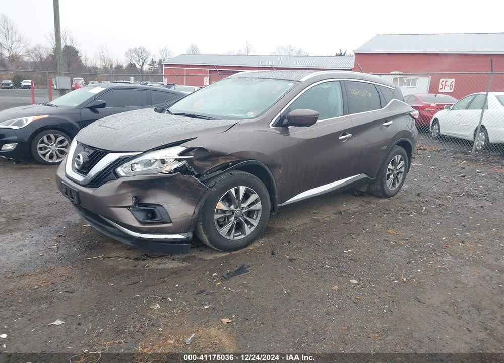2017 NISSAN MURANO SL VIN: 5N1AZ2MH8HN153502
