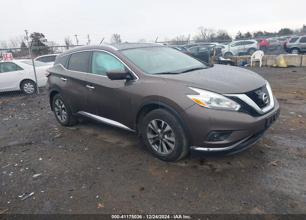 2017 NISSAN MURANO SL VIN: 5N1AZ2MH8HN153502