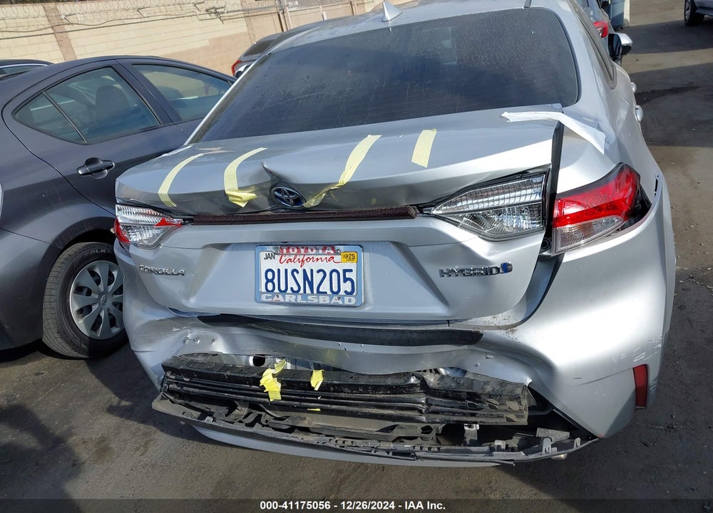 2021 TOYOTA COROLLA HYBRID LE VIN: JTDEAMDE1MJ019513