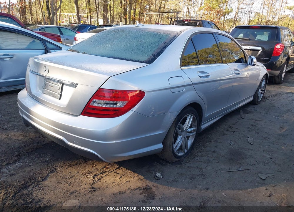2012 MERCEDES-BENZ C 250 LUXURY/SPORT VIN: WDDGF4HB3CR216361