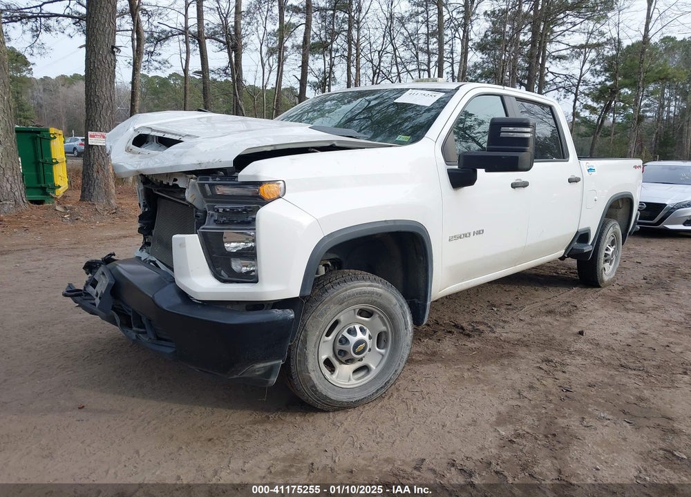 2021 CHEVROLET SILVERADO 2500HD 4WD STANDARD BED WT VIN: 1GC4YLE76MF251223