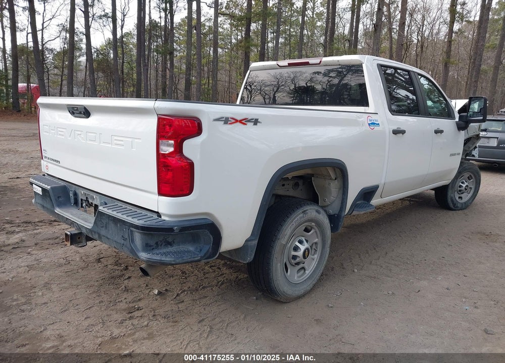 2021 CHEVROLET SILVERADO 2500HD 4WD STANDARD BED WT VIN: 1GC4YLE76MF251223