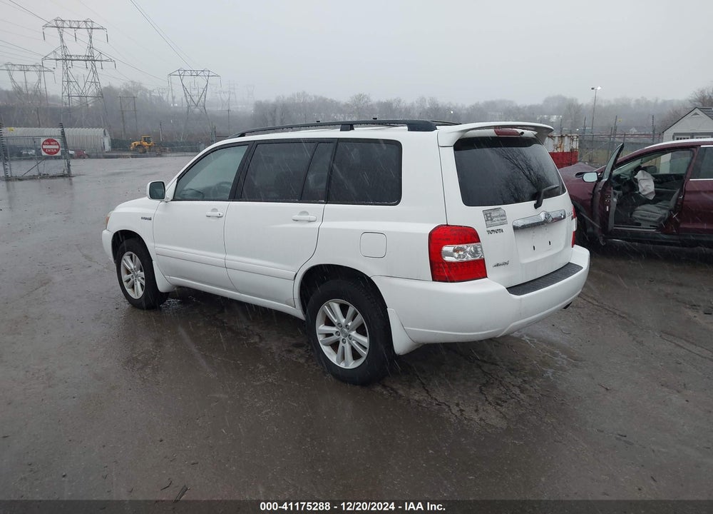 2006 TOYOTA HIGHLANDER HYBRID V6 VIN: JTEEW21A860030746