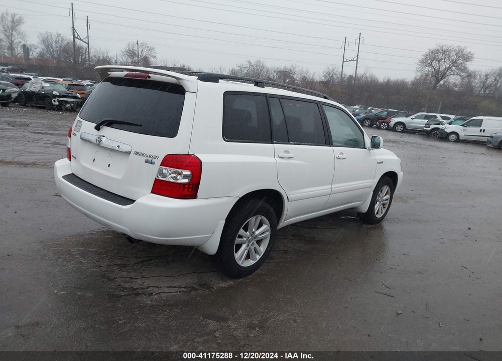2006 TOYOTA HIGHLANDER HYBRID V6 VIN: JTEEW21A860030746
