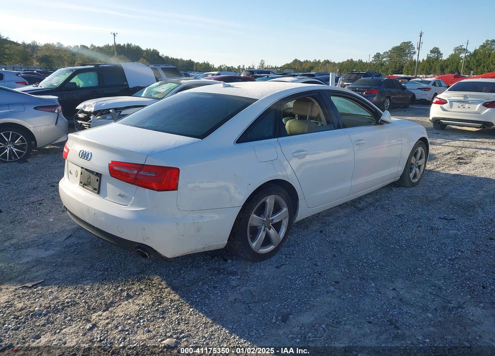 2012 AUDI A6 2.0T PREMIUM VIN: WAUDFAFC6CN134068