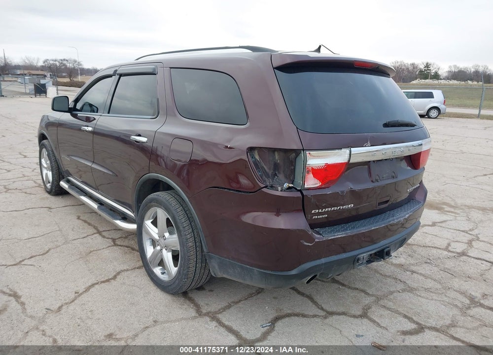 2012 DODGE DURANGO CITADEL VIN: 1C4SDJET2CC147719